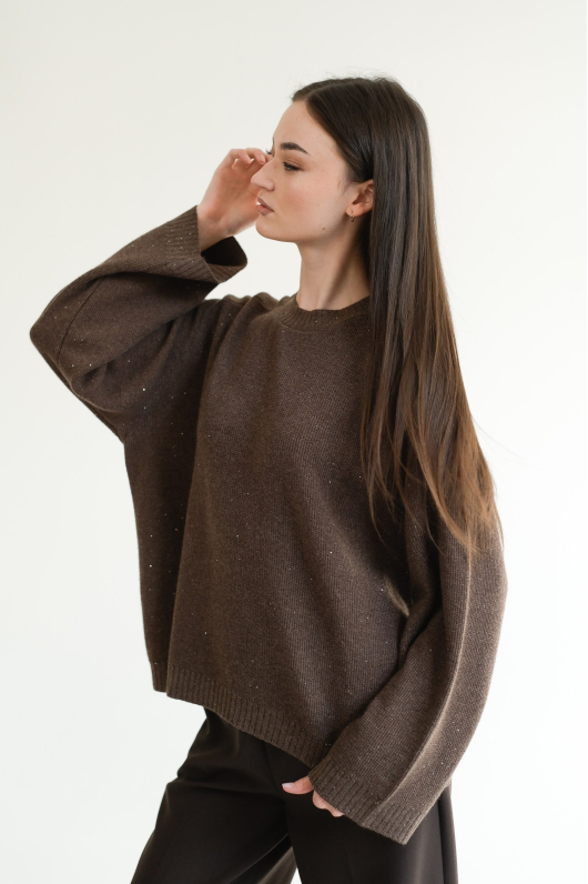 Джемпер из мягкого трикотажа 